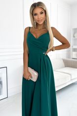 Numoco Ženska večerna obleka Chiara zelena M