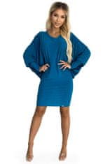 Numoco Ženska mini obleka Aesluagun mornarsko modra L/XL