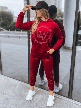 Dstreet Ženski komplet VIP Private bordo