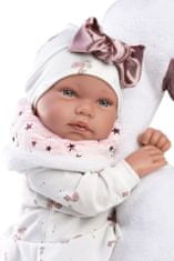 Llorens 84456 NEW BORN - realistična lutka dojenčka z zvoki in mehkim tekstilnim telesom - 44 cm