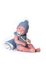 Antonio Juan 80219 SREČNO PREBUJENI NACIDO - realistična dojenčkova lutka z vinilnim telesom - 42 cm
