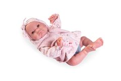 Antonio Juan 80322 SREČNA PONOVNO NAROJENA NICA - realistična lutka dojenčka z mehkim tekstilnim telesom - 42 cm