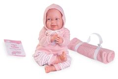 Antonio Juan 81380 Moj prvi REBORN MARTINA - realistična dojenčkova lutka z mehkim tekstilnim telesom - 52 cm