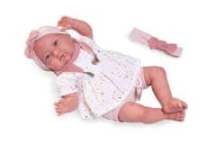 Antonio Juan 81278 Moj prvi REBORN ALEJANDRA - realistična dojenčkova lutka z mehkim tekstilnim telesom - 52 cm