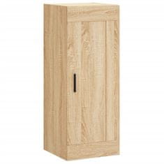 Vidaxl Visoka omara sonoma hrast 34,5x34x180 cm inženirski les