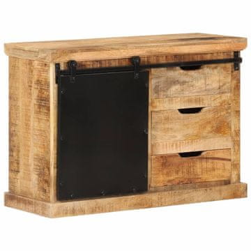 Vidaxl vidaXL Omarica 80x30x55 cm masivni surov mangov les