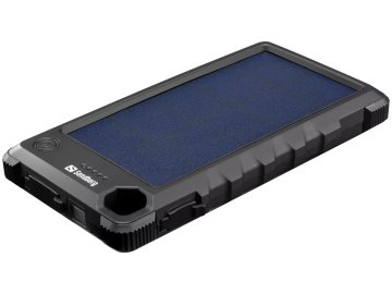 Sandberg Outdoor Solar Powerbank 10000 mAh, solarni polnilec, črn
