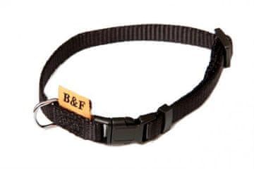 B&F Ovratnica BAF najlon črna 1x26-35cm