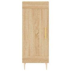 Vidaxl Visoka omara sonoma hrast 34,5x34x180 cm inženirski les