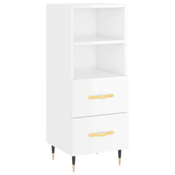 Vidaxl Komoda 34,5x34x90 cm inženirski les