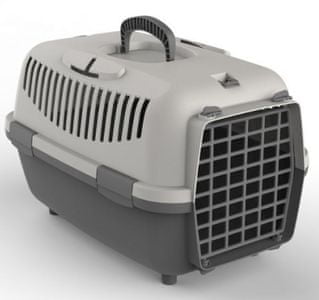  Petmax Nomade transporter za hišne ljubljenčke, do 6 kg, siva/svetlo siva