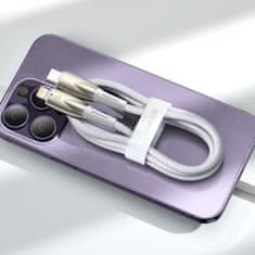 BASEUS Kabel za hitro polnjenje Glimmer Series USB-C 480 Mb/s PD 100 W 2 m črn
