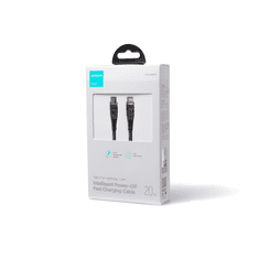 Joyroom Kabel z inteligentnim izklopom USB-C - iPhone Lightning 1,2 m - črn