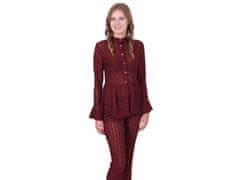 sarcia.eu Bordo čipkasta bluza John Zack M