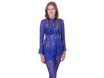 sarcia.eu John Zack Modra, čipkasta bluza