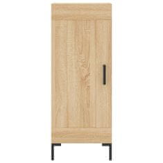 Vidaxl Visoka omara sonoma hrast 34,5x34x180 cm inženirski les