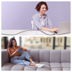 Joyroom Kabel USB-C - USB-C 100 W, 1,2 m, črn