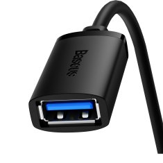 BASEUS Podaljšek kabla USB 2.0 1,5 m črn