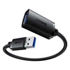 BASEUS Podaljšek kabla USB 2.0 1,5 m črn