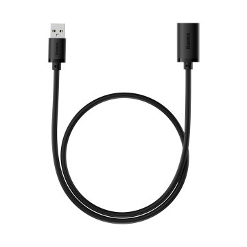 BASEUS Podaljšek kabla USB 2.0 0,5 m črn