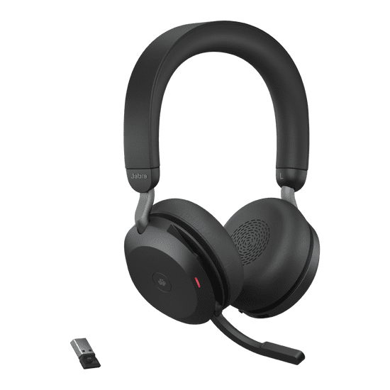 Jabra Evolve2 75 slušalke, Link380a, MS Stereo, črna (27599-999-999)