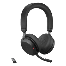 Jabra Evolve2 75 slušalke, Link380a, UC Stereo, črna + stojalo (27599-989-989)
