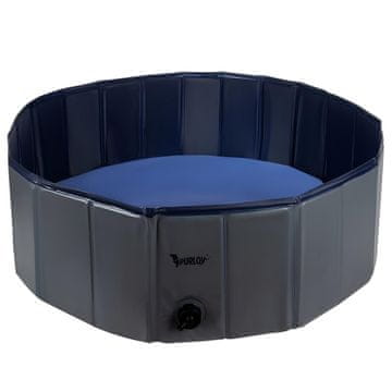 Northix Zložljiv bazen za psa - 100 x 30 cm