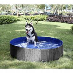 Northix Zložljiv bazen za psa - 100 x 30 cm 