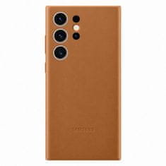 slomart usnjen ovitek samsung galaxy s23 ultra case naravno usnje kamela (ef-vs918laegww)