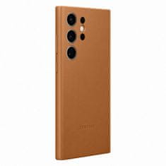 slomart usnjen ovitek samsung galaxy s23 ultra case naravno usnje kamela (ef-vs918laegww)