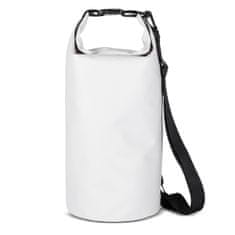 shumee Outdoor PVC nahrbtnik torba za nahrbtnik, nepremočljiva, 10L - bela