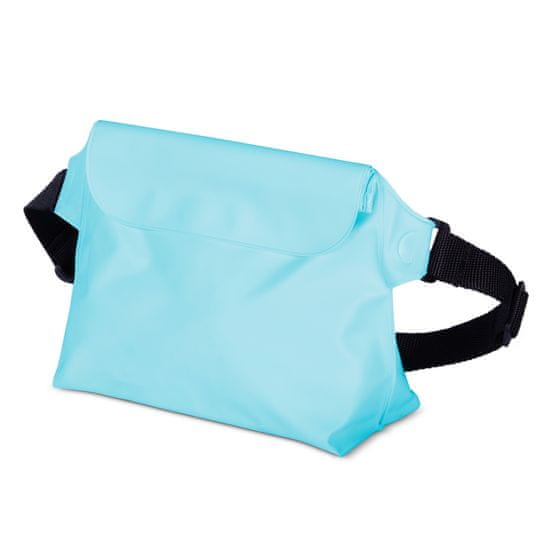 shumee Vodoodporna PVC torbica za okoli pasu za telefon, dokumente, Outdoor - svetlo modra
