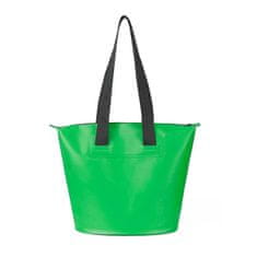 shumee Vodotesna PVC torba za plažo z naramnico 11L - zelena
