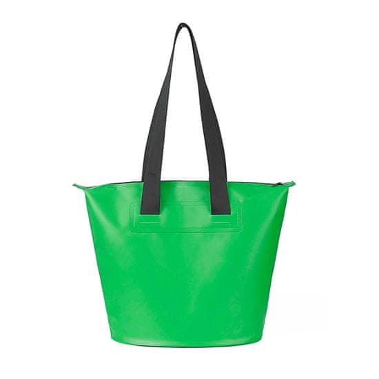shumee Vodotesna PVC torba za plažo z naramnico 11L - zelena