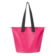 NEW PVC nepremočljiva torba za plažo z naramnico 11L - roza