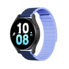 slomart Univerzalni magnetni trak samsung galaxy watch 3 45mm / s3 / huawei watch ultimate / gt3 se 46mm dux ducis strap (22mm različica) - modra
