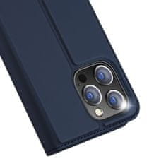 slomart ovitek za iphone 15 pro z zavihkom in denarnico dux ducis skin pro - modri