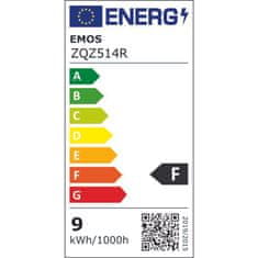 Emos LED žarnica GoSmart A60 / E27 / 9 W (60 W) / 806 lm / RGB / zatemnilna / Zigbee
