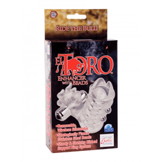 CalExotics El Toro Enhancer s kroglicami Vibe Penis Cover