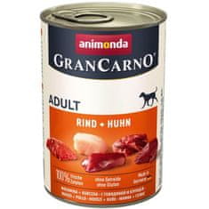 Animonda GranCarno konjički za pse - govedina + piščanec 400 g