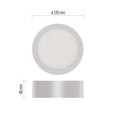 Emos LED panel NEXXO,nadometni, okrogli, bel, 7,6W, nastavljiva CCT