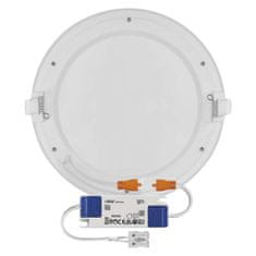 Emos LED panel NEXXO, vgradni, okrogli, bel, 18W, toplo bela
