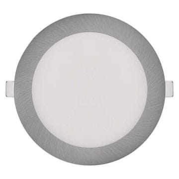 Emos LED panel NEXXO, vgradni, okrogli, srebrn, 12W, nastavljiva CCT