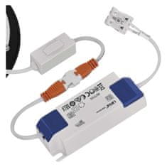 Emos LED panel NEXXO, vgradni,, okrogli, črn, 7W, nastavljiva CCT
