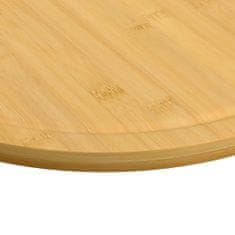 Vidaxl Deske za rezanje 6 kosov Ø30x1,5 cm bambus