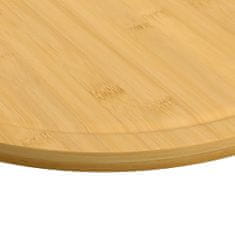 Vidaxl Deske za rezanje 6 kosov Ø40x1,5 cm bambus