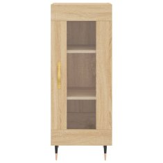 Vidaxl Visoka omara sonoma hrast 34,5x34x180 cm inženirski les