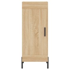 Vidaxl Visoka omara sonoma hrast 34,5x34x180 cm inženirski les