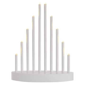 Emos LED svečnik bel , 24,5 cm, 3x AA, notranji, topla bela, časovnik