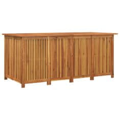 Vidaxl Vrtna škatla za shranjevanje 175x80x75 cm trden akacijev les